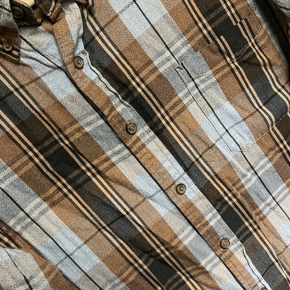 Club Room shirt. Size 2XL BLUE GRAY TAN - Picture 4 of 4